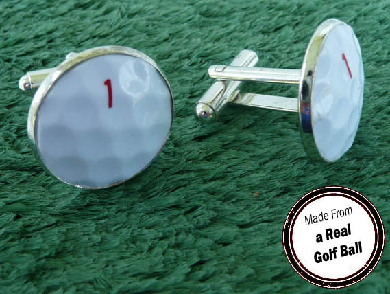 Golf ball deals cufflinks