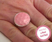 Pink Golf Ball Ring