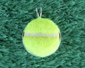Real Tennis Ball Necklace Pendant - Handmade Necklace Pendant From a Real Tennis Ball